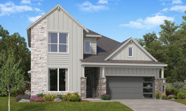 Village Builders exterior render of home